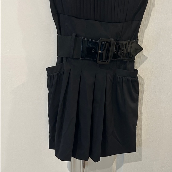 Alice + Olivia Elegant Black Dress Romper - Picture 2 of 5